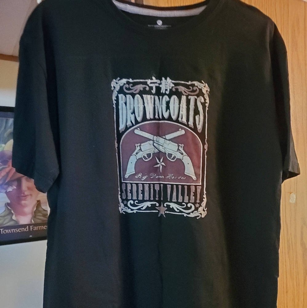 Black XL T-shirt 'Browncoats'
